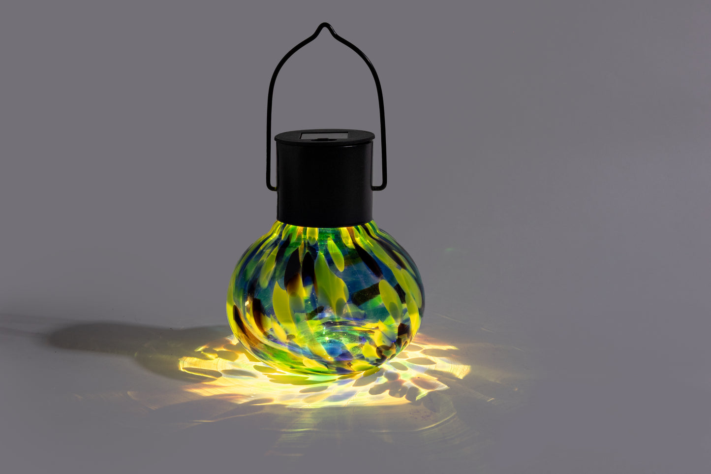 Art Glass Solar Lantern