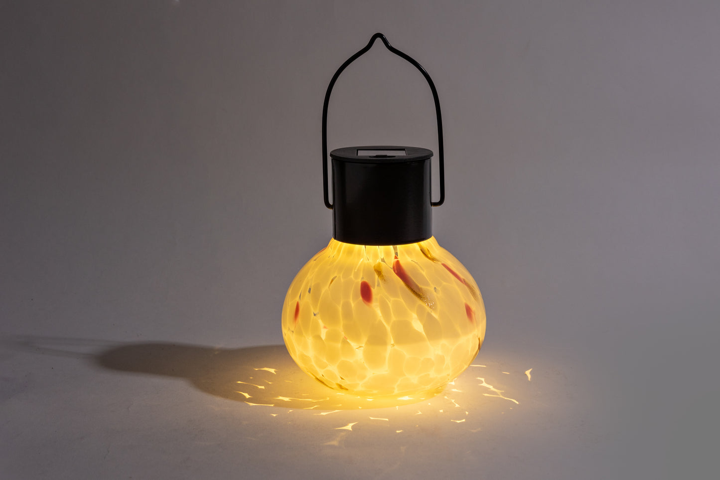 Art Glass Solar Lantern