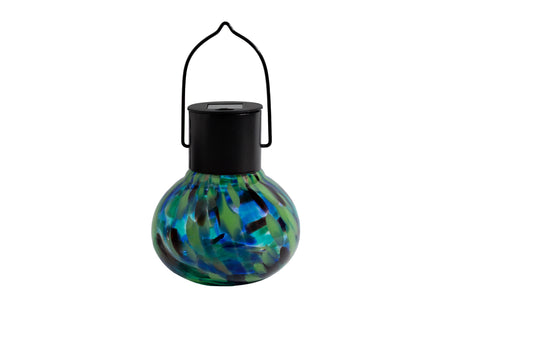 Art Glass Solar Lantern