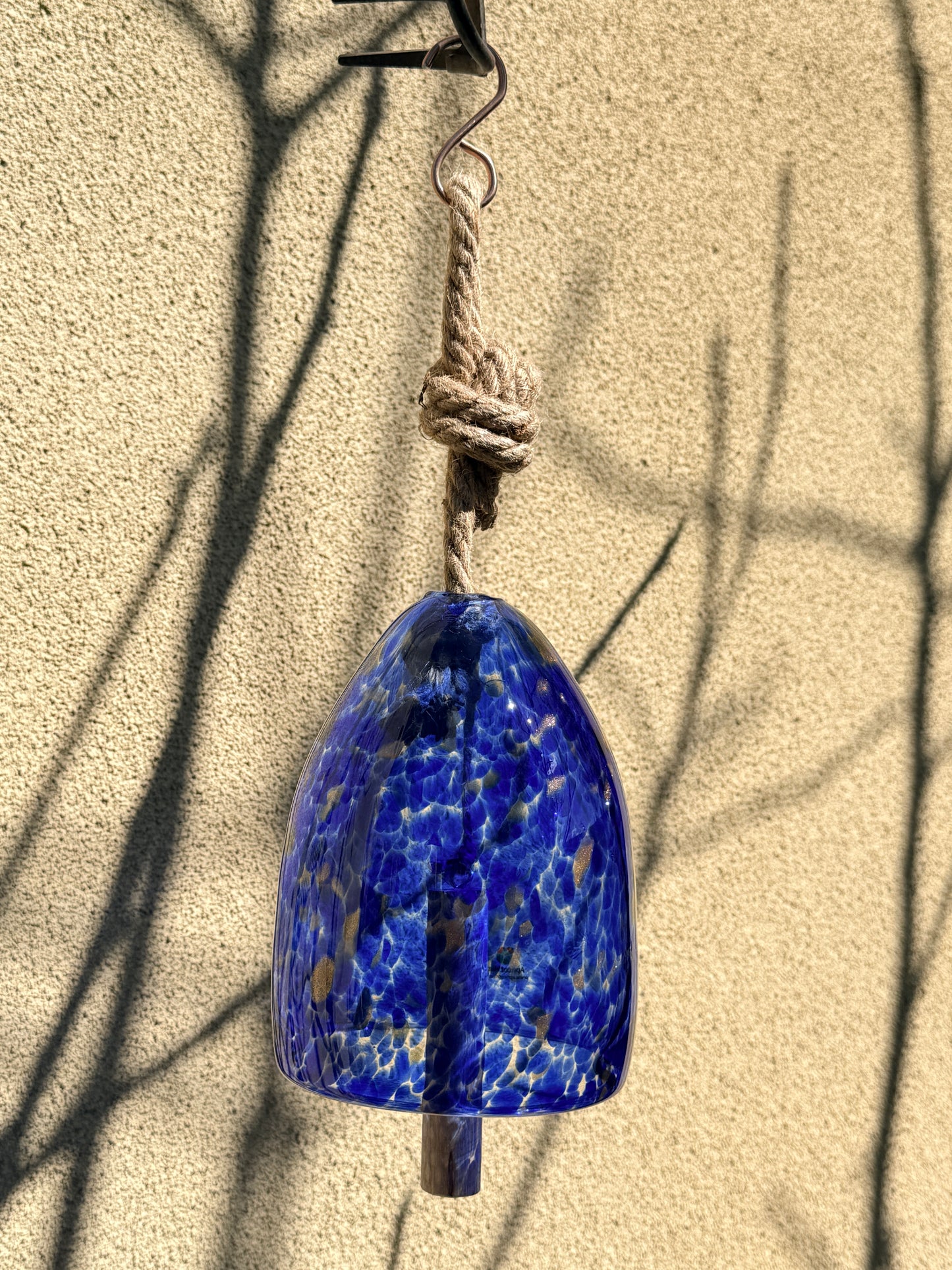 Handmade Art Glass Bell/Buoy Chimes / Hanging Decor Sun Catcher