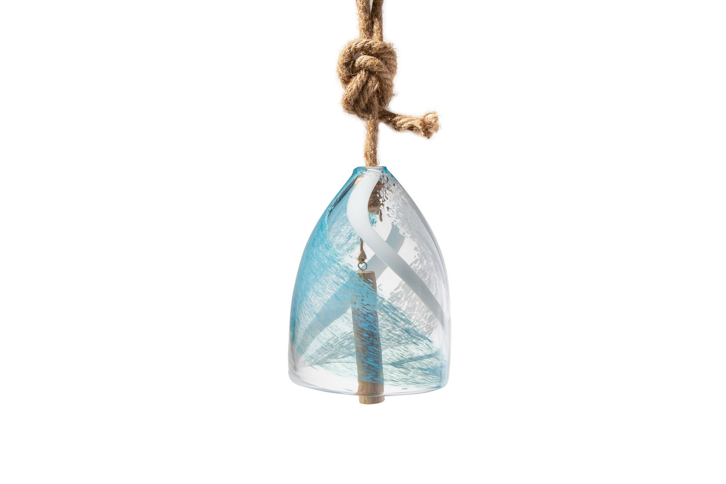 Handmade Art Glass Bell/Buoy Chimes / Hanging Decor Sun Catcher